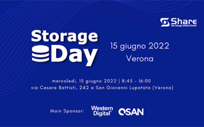 Storage Day a Verona, Share Distribuzione riparte da mercoledì 15 giugno 2022