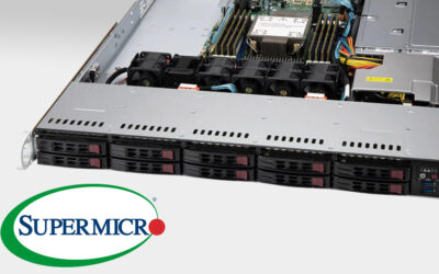 Server Rack Supermicro 110P-WTR, RAM 64GB e fino a 10 dischi Hot Swap