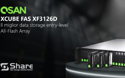 QSAN XCubeFAS XF3126D, il miglior data storage entry-level All-Flash Array