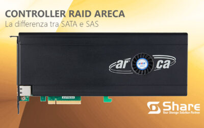 Controller RAID Areca per Server, la differenza tra SATA e SAS