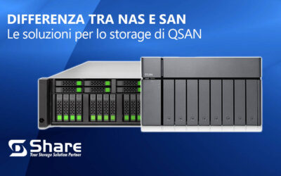 Differenza tra NAS e SAN, le soluzioni per lo storage di QSAN