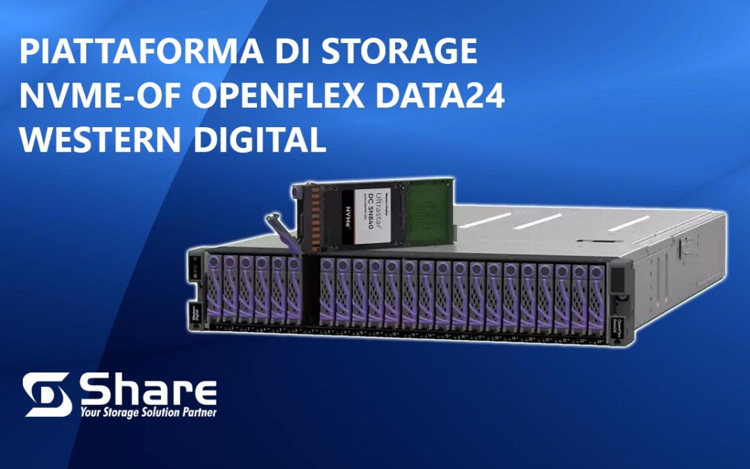 Piattaforma di storage NVMe-oF OpenFlex Data24