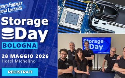 Storage Day Bologna: Nuovo Format e Nuova Location. 28 maggio 2026, Hotel Michelino