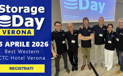 Storage Day Verona 2026, il 15 aprile 2026 al Best Western CTC Hotel