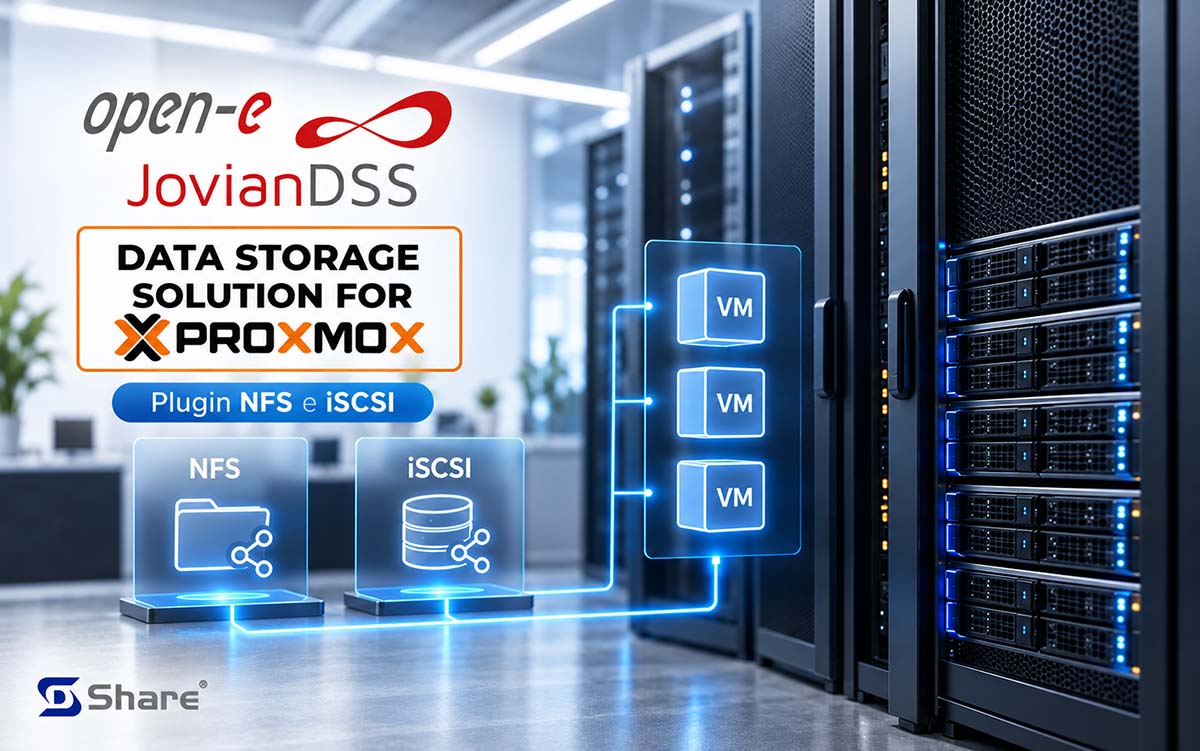 Open-E JovianDSS e Proxmox VE plugin NFS e iSCSI