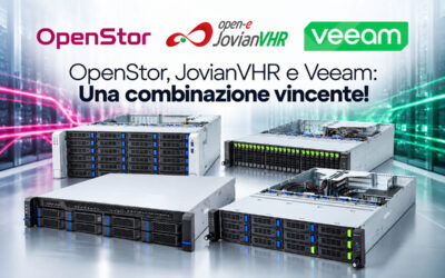 OpenStor, Open-E JovianVHR e Veeam: una combinazione vincente